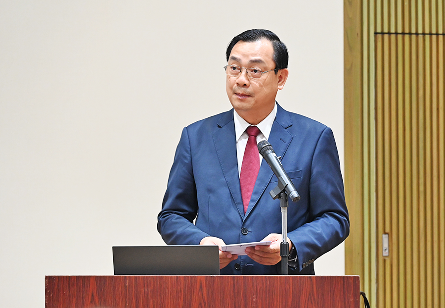 Cục trưởng Cục Du lịch Quốc gia Việt Nam Nguyễn Trùng Khánh phát biểu tại Hội thảo (Ảnh: TITC)