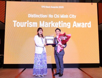 TP HCM nhận giải thưởng Tiếp thị Du lịch xuất sắc
